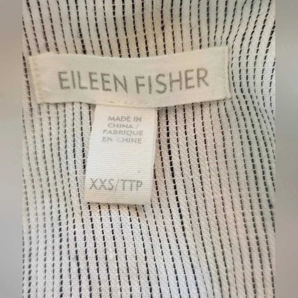 || EILEEN FISHER || linen jacket